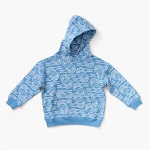 NEW LEWIS boy's alligator hoodie in blue